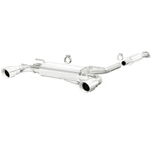 Load image into Gallery viewer, MagnaFlow 13 Scion FR-S / 13 Subaru BRZ Dual Split Rear Exit Stainless Cat Back Performance Exhaust - Side View