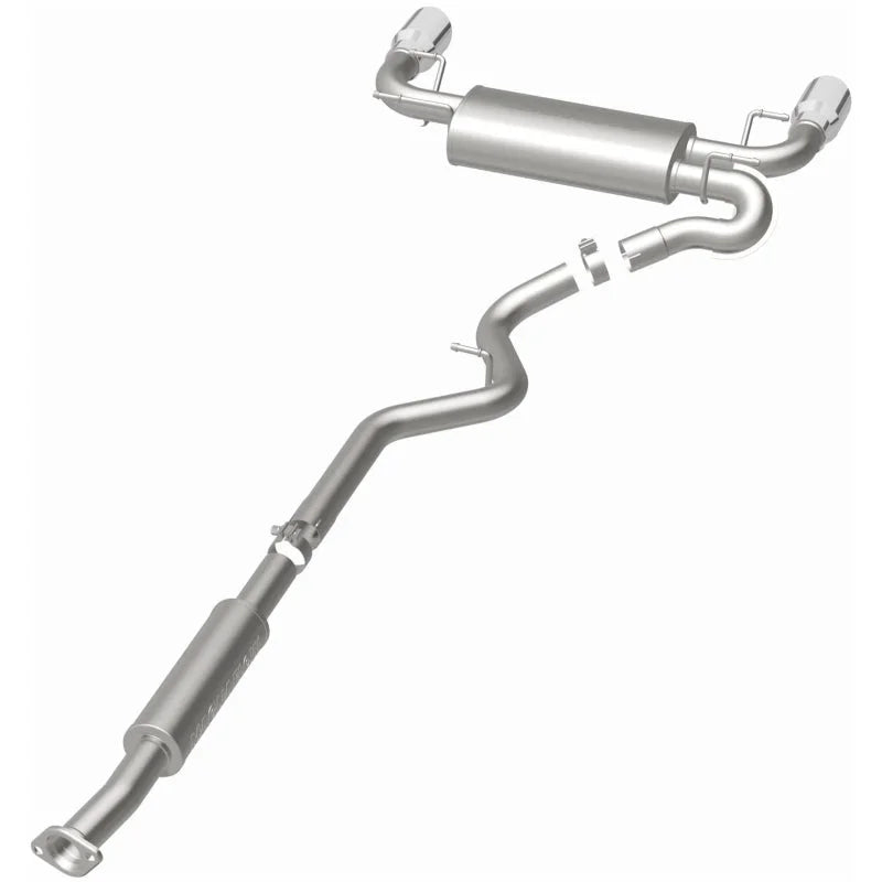 MagnaFlow 13 Scion FR-S / 13 Subaru BRZ Dual Split Rear Exit Stainless Cat Back Performance Exhaust - Additional View 6