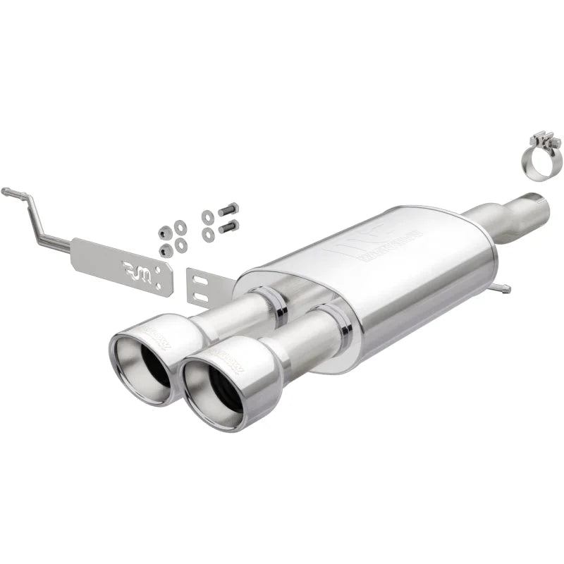 MagnaFlow 14-17 Mini Cooper L4 2.0L (Hatch Excl. 4-Door) 2.5in Pipe Dual-Tip Axle-Back Exhaust - Main Product View