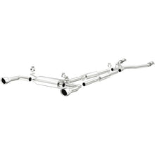 Load image into Gallery viewer, MagnaFlow 14 Infiniti Q50 V6 3.7L Cat-Back Polished Stainless Tips Dual Split Rear Exit Exhaust - Main Product View