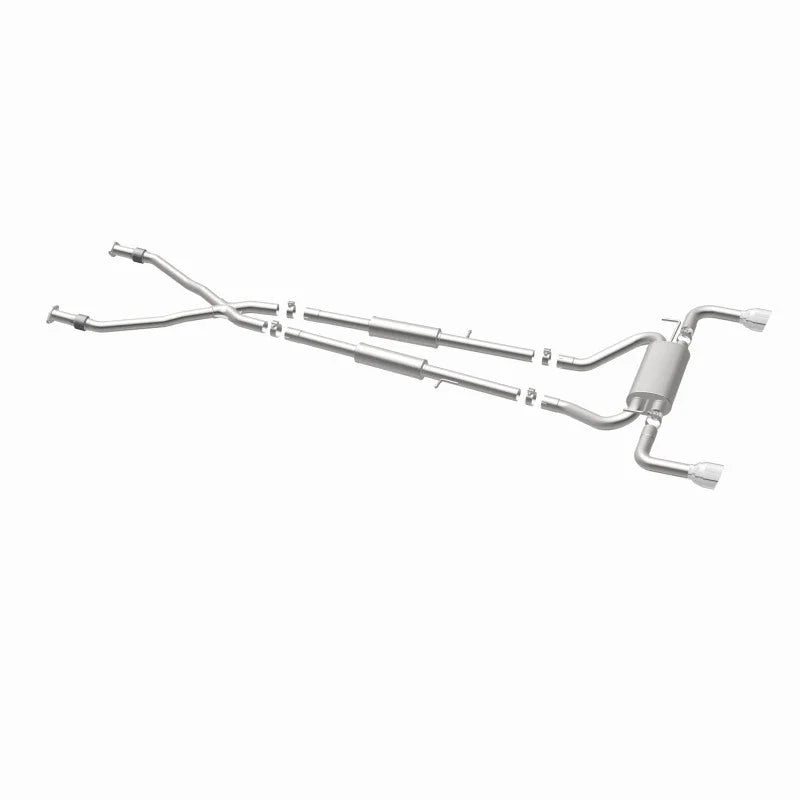 MagnaFlow 14 Infiniti Q50 V6 3.7L Cat-Back Polished Stainless Tips Dual Split Rear Exit Exhaust - Additional View 10