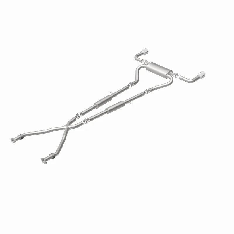 MagnaFlow 14 Infiniti Q50 V6 3.7L Cat-Back Polished Stainless Tips Dual Split Rear Exit Exhaust - Additional View 11