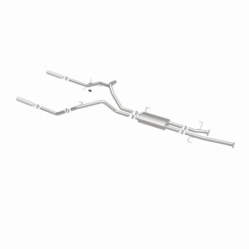 MagnaFlow 14 Toyota Tundra V8 4.6L/5.7L Stainless Cat Back Exhaust Dual Split Rear Exit - Additional View 6