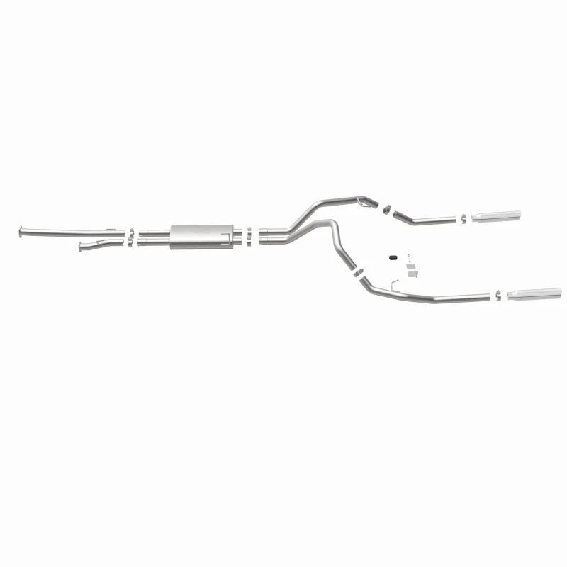 MagnaFlow 14 Toyota Tundra V8 4.6L/5.7L Stainless Cat Back Exhaust Dual Split Rear Exit - Additional View 10
