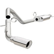 Load image into Gallery viewer, MagnaFlow 15-16 Ford Expedition V6 3.5L Cat-Back, SS, 4in Tip Single Psgr Side Exit - Side View