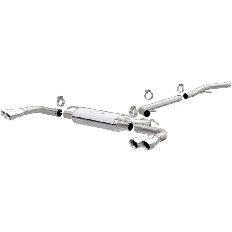MagnaFlow 15-17 GMC Terrain V6 3.6L 409SS Cat-Back Exhaust Quad Split Rear with 3in Polished Tips - Main Product View