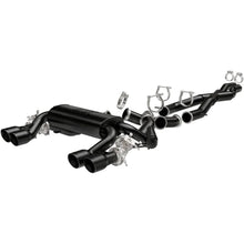 Load image into Gallery viewer, MagnaFlow 15 BMW M3/M4 L6 3.0L SS Cat-Back Perf. Sport Quad Split Rear Exit Exht - 3.5in Black Tips - Main Product View
