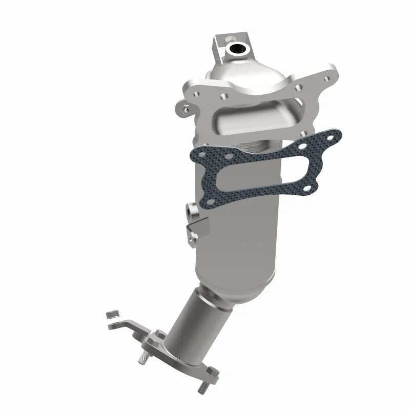 MagnaFlow 16-20 Honda Civic L4 2.0L OEM Underbody Single Direct-Fit Catalytic Converter - Side View