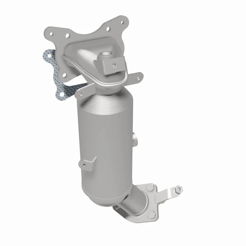 MagnaFlow 16-20 Honda Civic L4 2.0L OEM Underbody Single Direct-Fit Catalytic Converter - Installation View