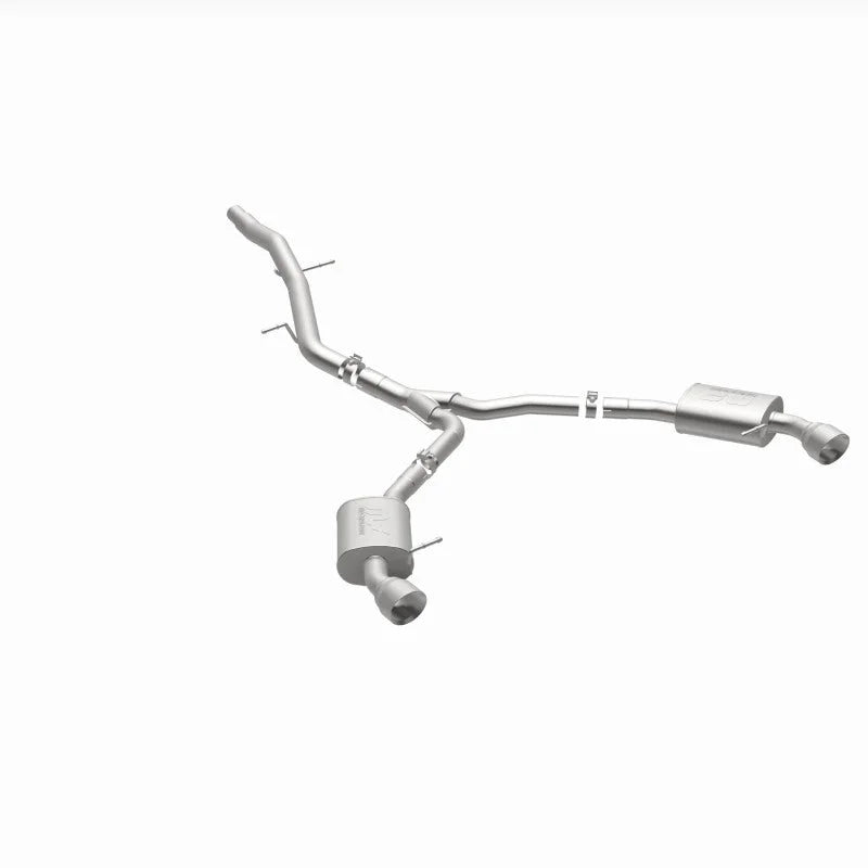 MagnaFlow 18-19 Audi A5 Dual Exit Polished Stainless CatBack Exhaust - 3in Main Piping Diameter - Additional View 6
