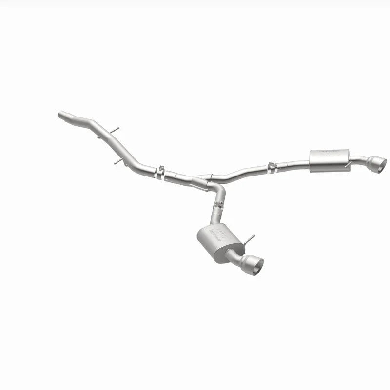 MagnaFlow 18-19 Audi A5 Dual Exit Polished Stainless CatBack Exhaust - 3in Main Piping Diameter - Additional View 9