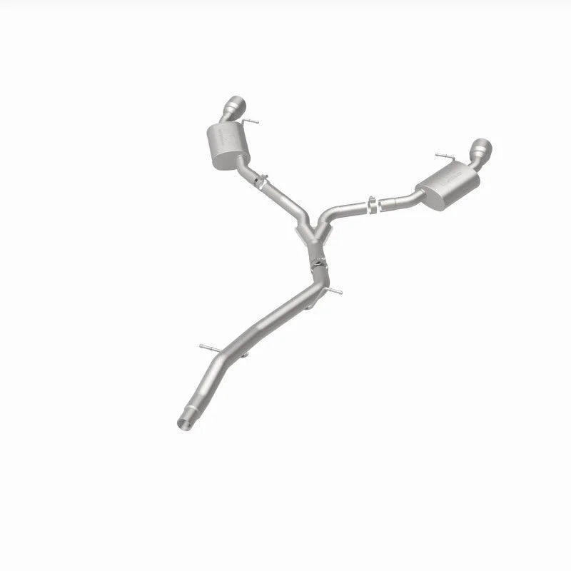 MagnaFlow 18-19 Audi A5 Dual Exit Polished Stainless CatBack Exhaust - 3in Main Piping Diameter - Additional View 11