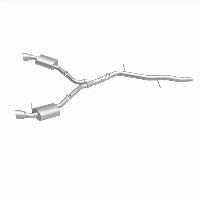 MagnaFlow 18-19 Audi A5 Dual Exit Polished Stainless CatBack Exhaust - 3in Main Piping Diameter - Additional View 13