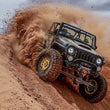 Load image into Gallery viewer, MagnaFlow 18-19 Jeep Wrangler 3.6L 2.5in Turndown Exit Stainless Steel Cat-Back Exhaust - Installation View
