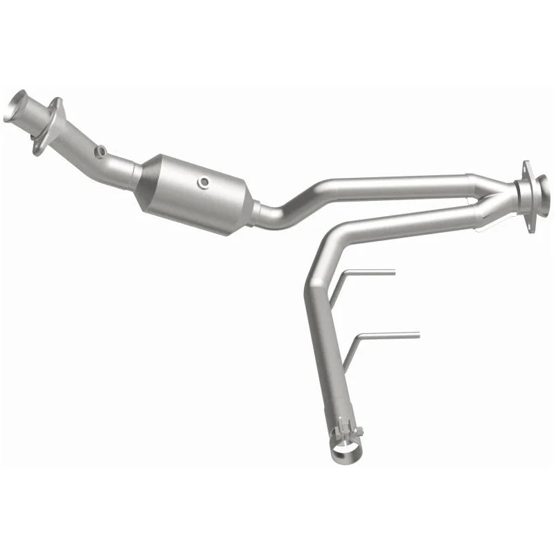 MagnaFlow 18-20 Ford F-150 V6 3.3L Right Underbody Direct-Fit Catalytic Converter - Back View