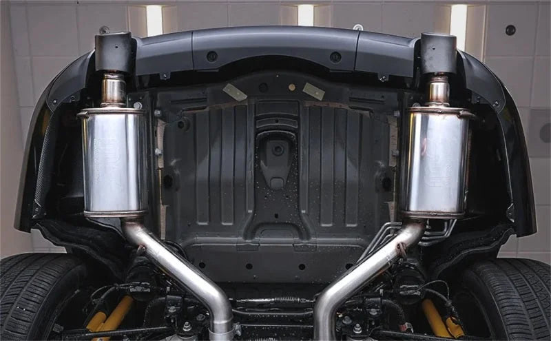 MagnaFlow 18-23 Dodge Durange NEO Series Cat-Back Exhaust - Back View