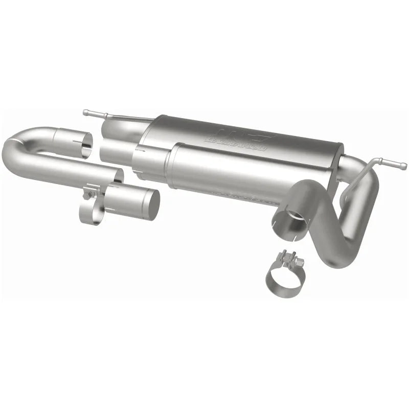 MagnaFlow 18-23 Jeep Wrangler JL 2.0L/3.6L Overland Series Axle-Back Exhaust - Additional View 9