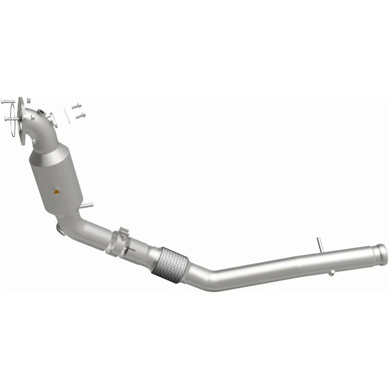 MagnaFlow 18-23 Jeep Wrangler OEM Grade Federal / EPA Compliant Direct-Fit Catalytic Converter - Side View