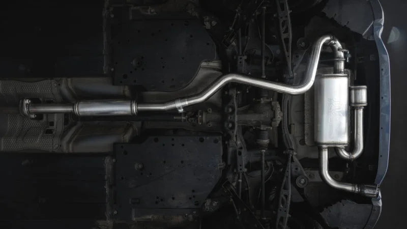MagnaFlow 18-23 Subaru Crosstrek Overland Series Cat-Back Performance Exhaust System - Side View