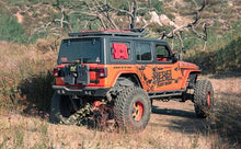 Load image into Gallery viewer, MagnaFlow 19+ Jeep Wrangler JL Overland Series Cat-Back Performance Exhaust System - Installation View