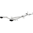 Load image into Gallery viewer, MagnaFlow 20-21 Ford Explorer 3.0L V6 Dual Exit Quad Black Chrome Tip Street Series Cat-Back Exhaust - Main Product View