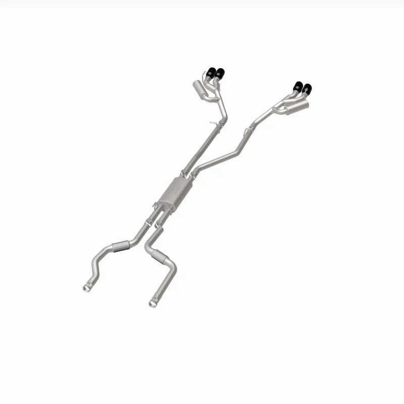 MagnaFlow 20-21 Ford Explorer 3.0L V6 Dual Exit Quad Black Chrome Tip Street Series Cat-Back Exhaust - Additional View 13