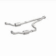 Load image into Gallery viewer, MagnaFlow 20-21 Ford Transit-150 Single Underbody V6 3.5L RWD Direct-Fit Catalytic Converter - Side View