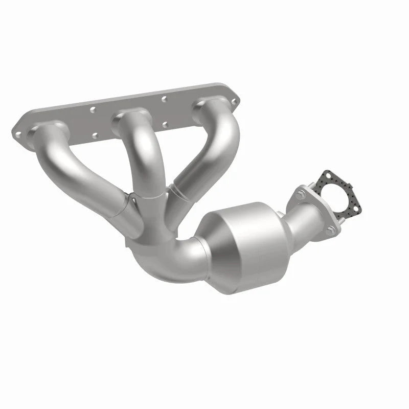 MagnaFlow 2006 Porsche Cayman 3.4L Direct Fit CARB Compliant Catalytic Converter - Side View