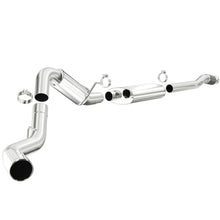 Load image into Gallery viewer, MagnaFlow 2014 Chevy/GMC Silverado/Sierra 1500 V8 6.2L SS Cat-Back Single P/S Rear Side Exit Exhaust - Side View