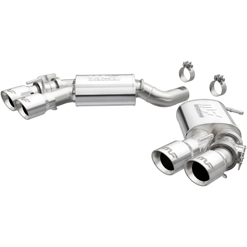 MagnaFlow 2016 Chevy Camaro 6.2L V8 Competition Axle Back w/ Quad Polished Tips - Main Product View