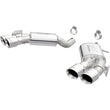 Load image into Gallery viewer, MagnaFlow 2016 Chevy Camaro 6.2L V8 Competition Axle Back w/ Quad Polished Tips - Side View