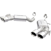 Load image into Gallery viewer, MagnaFlow 2016 Chevy Camaro 6.2L V8 Competition Axle Back w/ Quad Polished Tips - Side View