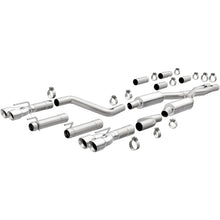 Load image into Gallery viewer, MagnaFlow 2017+ Dodge Challenger 409 SS Polished 3in Quad Tips Cat-Back Exhaust - Main Product View