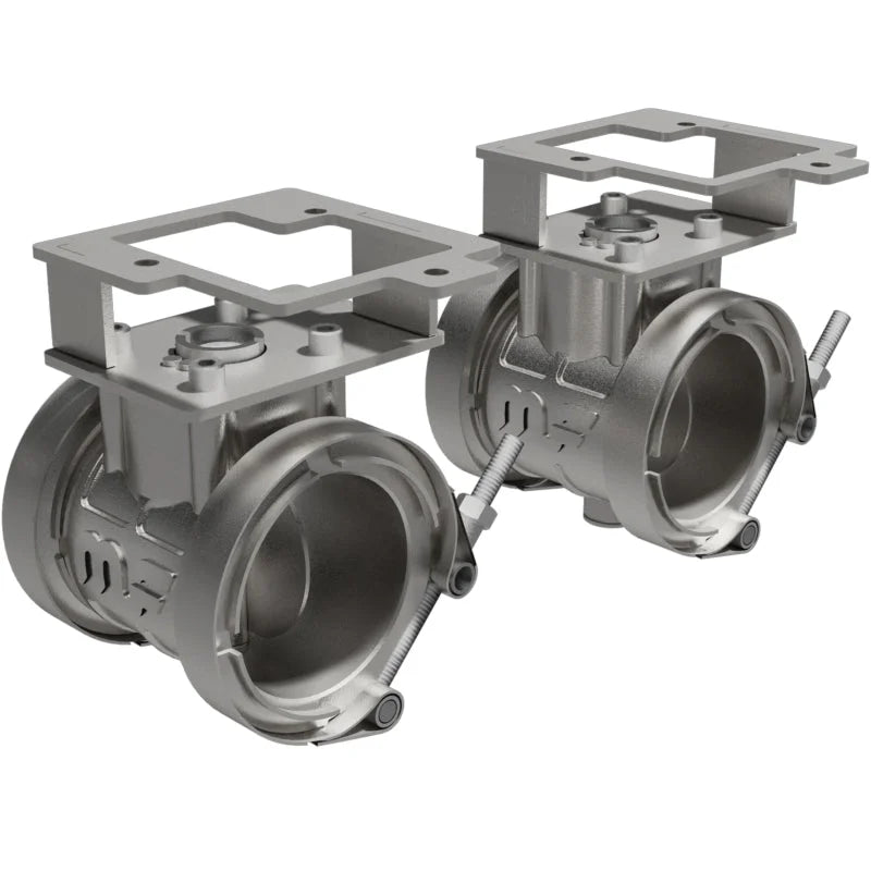 MagnaFlow 2018 Ford Mustang V8-5.0LGAS Exhaust Acc - 2.5in ID/OD - 304SS - Integrated V-Band Flanges - Main Product View