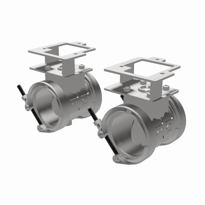 MagnaFlow 2018 Ford Mustang V8-5.0LGAS Exhaust Acc - 2.5in ID/OD - 304SS - Integrated V-Band Flanges - Additional View 10