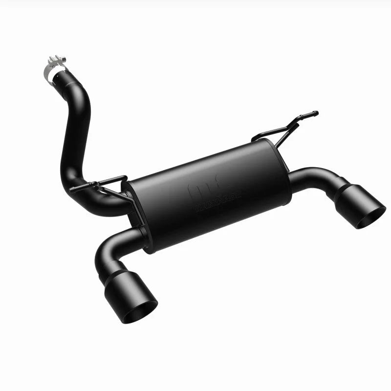 MagnaFlow 2018+ Jeep Wrangler 3.6L Dual Black Tip Axle-Back Exhaust - Additional View 5