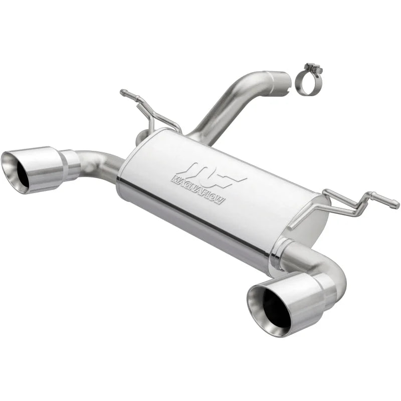 MagnaFlow 2018+ Jeep Wrangler 3.6L Dual Polished Tip Axle-Back Exhaust - Main Product View