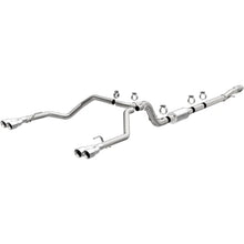Load image into Gallery viewer, MagnaFlow 2019 Chevrolet Silverado 1500 Quad Exit Polished Stainless Cat-Back Exhaust - Main Product View