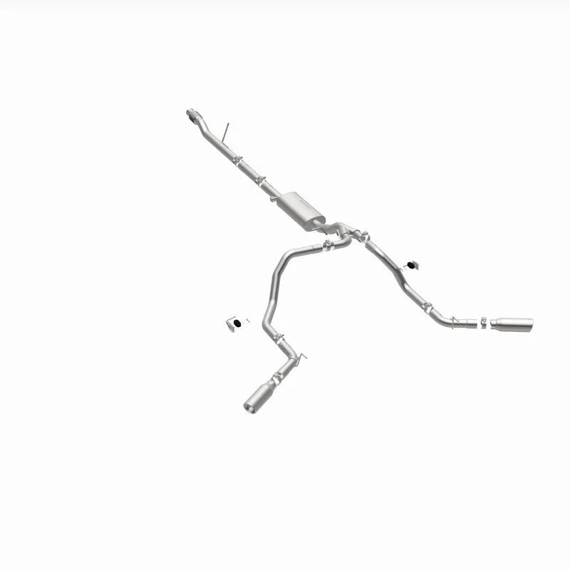 MagnaFlow 2019 Chevy Silverado 1500 V8 5.3L Street Series Dual Split Exit Exhaust w/ Polished Tips - Additional View 9