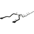 Load image into Gallery viewer, MagnaFlow 2019 Chevy Silverado 1500 V8 5.3L Street Series Quad Split Rear Exhaust w/ Black Tips - Main Product View