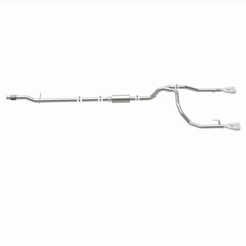 MagnaFlow 2019 Chevy Silverado 1500 V8 5.3L Street Series Quad Split Rear Exhaust w/ Polished Tips - Additional View 7