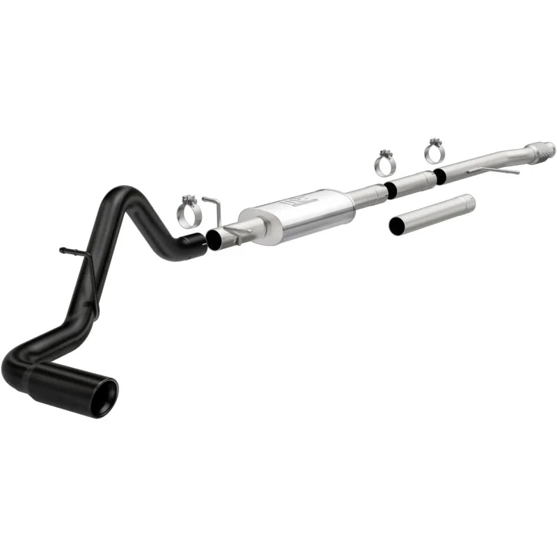 MagnaFlow 2019 Chevy Silverado 1500 V8 5.3L / V6 4.3L Street Series Cat-Back Exhaust w/ Black Tip - Main Product View