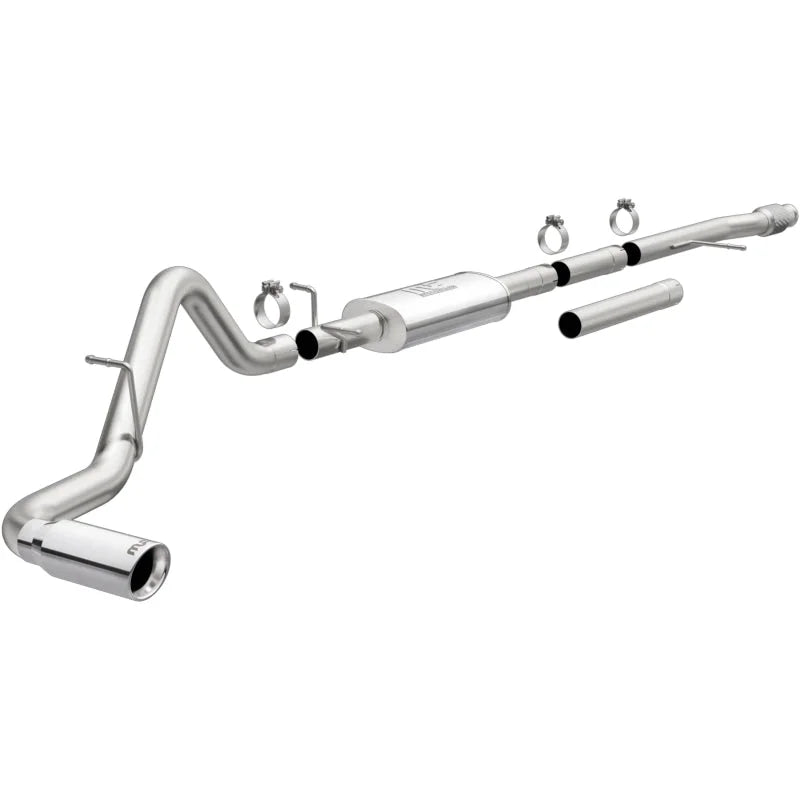 MagnaFlow 2019 Chevy Silverado 1500 V8 5.3L / V6 4.3L Street Series Cat-Back Exhaust w/ Polished Tip - Main Product View