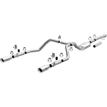 Load image into Gallery viewer, MagnaFlow 2019 Chevy Silverado 1500 V8 5.3L/V6 4.3 Street Series Dual Exit Exhaust w/ Polished Tips - Main Product View