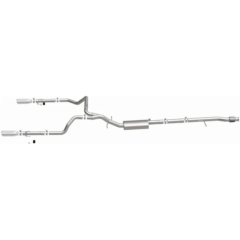 MagnaFlow 2019 Chevy Silverado 1500 V8 5.3L/V6 4.3 Street Series Dual Exit Exhaust w/ Polished Tips - Additional View 8