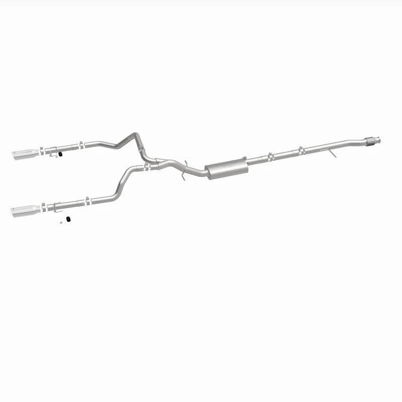MagnaFlow 2019 Chevy Silverado 1500 V8 5.3L/V6 4.3 Street Series Dual Exit Exhaust w/ Polished Tips - Additional View 10