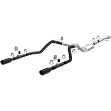 Load image into Gallery viewer, MagnaFlow 2019 Chevy Silverado 1500 V8 5.3L/V6 4.3L Street Series Dual Exit Exhaust w/ Black Tips - Main Product View