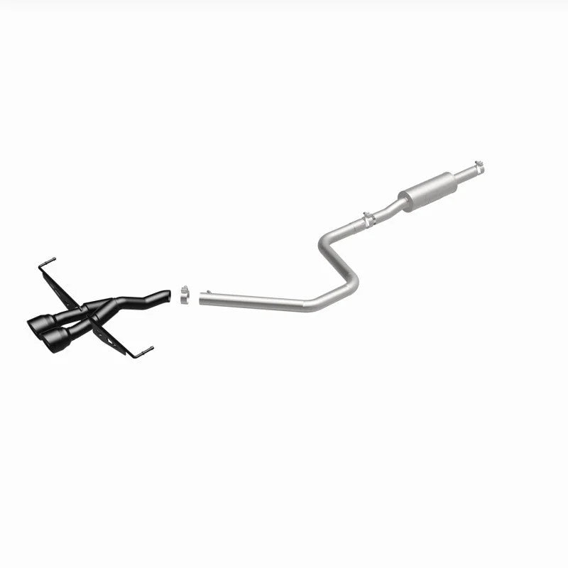 MagnaFlow 2019 Hyundai Veloster 1.6L 2.5in Center Exit Stainless Steel Cat-Back Exhaust w/Blk Tips - Additional View 9