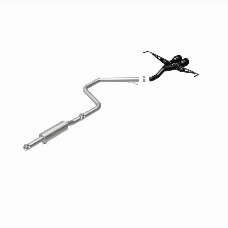 MagnaFlow 2019 Hyundai Veloster 1.6L 2.5in Center Exit Stainless Steel Cat-Back Exhaust w/Blk Tips - Additional View 11
