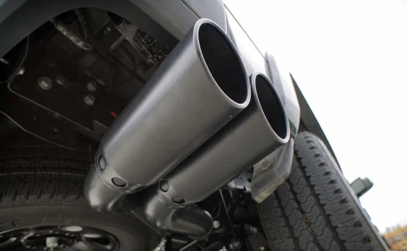MagnaFlow 2020 Dodge Ram 3500 6.7L DPF-Back Black 5in Single Passenger Side Rear Exit - Installation View